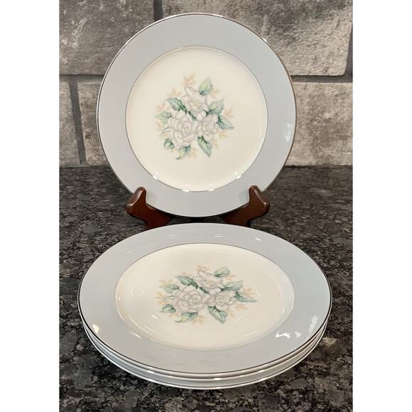 4 Vintage 7 1/2” Sheraton Salad Plates Harmony House Fine China Sears #3250 - Picture 1 of 4